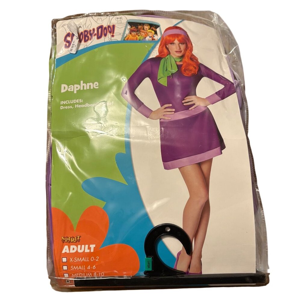 Scooby-Doo Daphne Costume Adult Women Large 12-14 Spirit Halloween